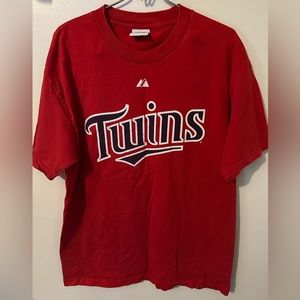 Minnesota Twins men’s baseball tee size large